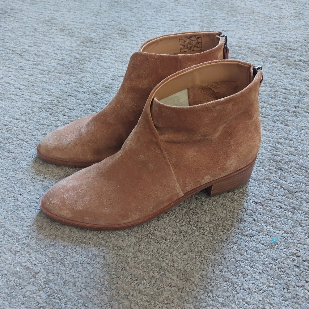 Soludos suede booties